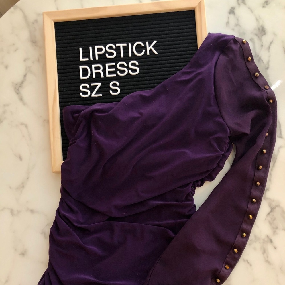 Gorgeous Purple One Shoulder Dress 💜